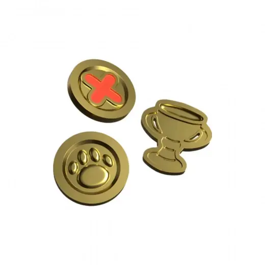 Smidig beställning - Super Auto Pets Card Battle Coin & Trophy Upgrade Set